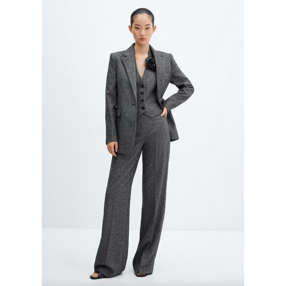 Mango Marbled Wool Suit SET - Picture 2 of 16